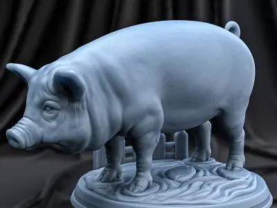 PIG 3d print model Free 3D print model