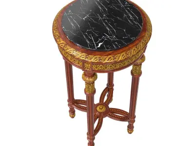 Oak it small side table 3D model