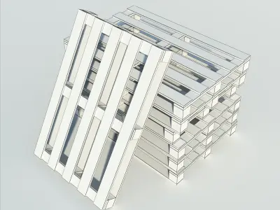 Wooden Pallet Free 3D model