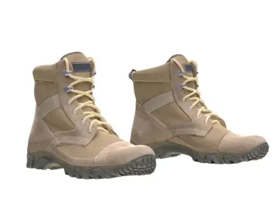 Boots Low-poly 3D model