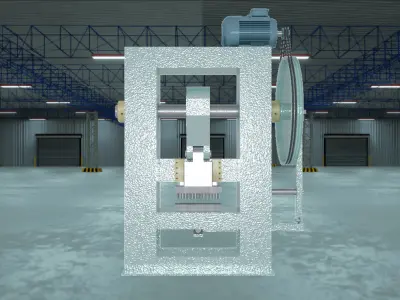 Eccentric Press - Glass Mosaic 3D model