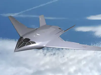 Blended Wing Body Concept 3D model