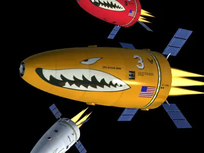 SciFi Drone Kill Spacecraft Vehicles 3D model