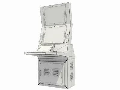 OPERATION AND COMMAND CENTER Low-poly 3D model