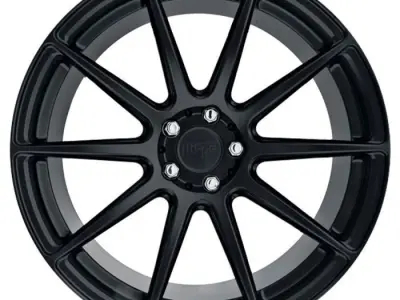 Niche Essen Wheel Offset Matte Black Low-poly 3D model