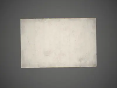 Table Old Painted Low-poly 3D model