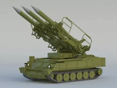 2K12 Kub SA-6 Gainful 3D model