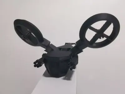 PRINT IN PLACE FUTURISTIC MOVILE HELICOPTER NO SUPPORTS 3D print model