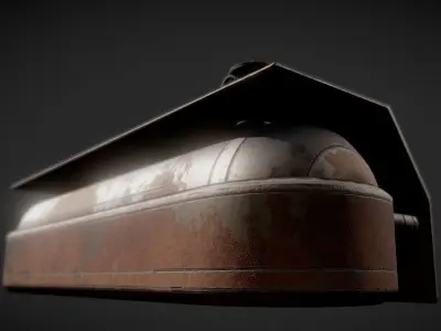 Fuel Tank Collection Low-poly 3D model