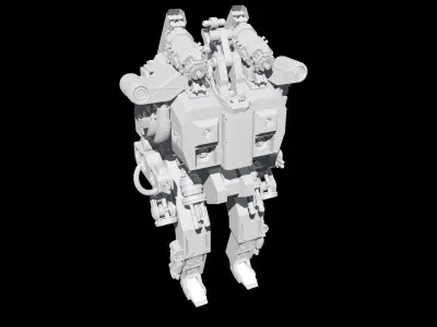 Sci fi Concept Art Robot 3d model 3D model