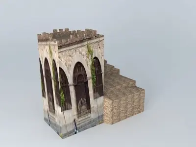 Bujaco tower Caceres Free 3D model