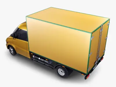 Generic Box Truck v 1 3D model