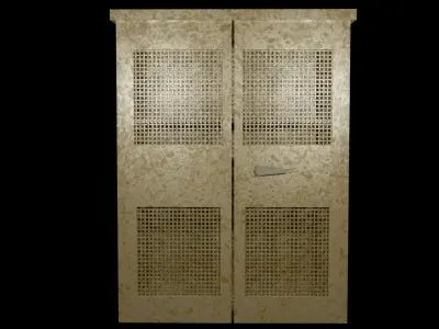 Military Locker - PBR Game Ready-  Low-poly 3D model Low-poly 3D model