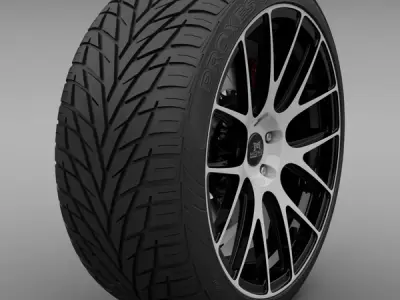 Savini Forged SM-3 Wheel 3D model