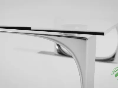 Modern Glass Table 02 Free 3D model