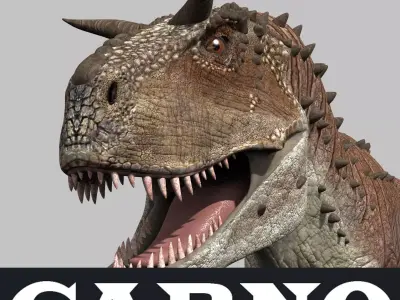 Carnotaur Forever - 8K 3D model