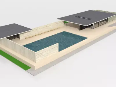 Barcelona Pavilion 3D model