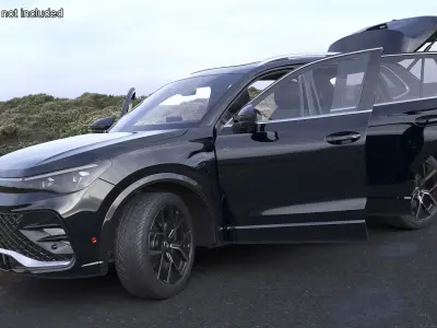 Volkswagen Tiguan 2024 R-Line Black 3D model