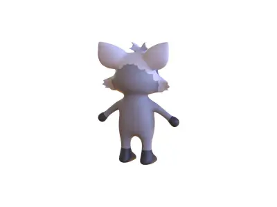 High-Quality 3D Cute Badger for Games 3D Low-poly 3D model