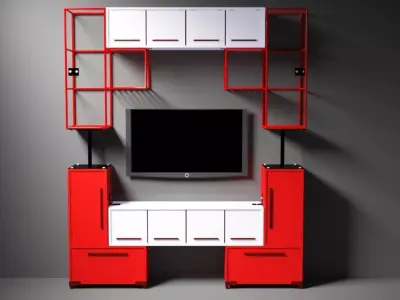 Tetris Sideboard Free 3D print model