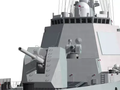 Type 052D guided-missile destroyer 164 Guilin Chinese Navy 3D model