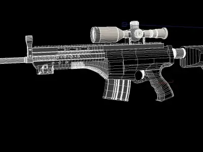 Mpt-76 Rifle Free 3D model