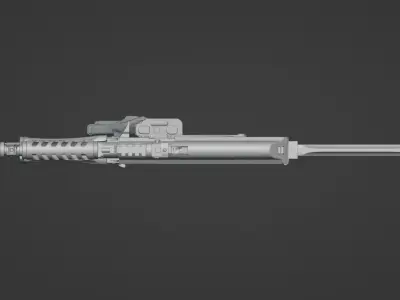 AKS 74U PM Low-poly 3D model