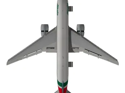Boeing 777-200ER Alitalia 3D model