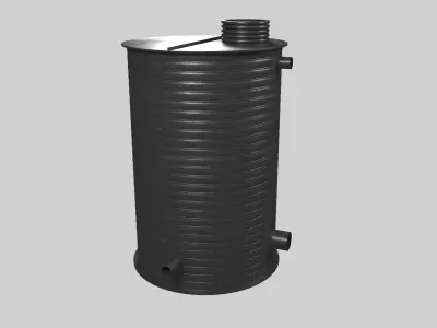 Sewer wells PS 3D model