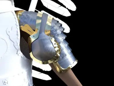 Hussaria Armor real replica Free 3D model