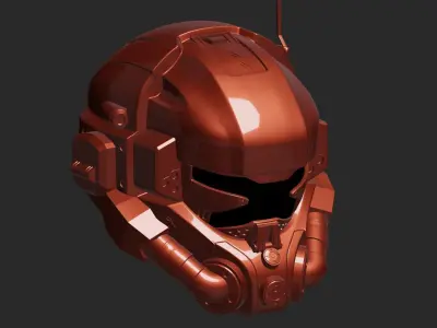 Helmet Anderson 2 3D print model