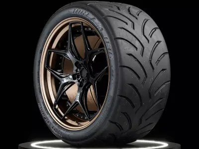 Dunlop Direzza DZ03G 295 30 R18 Revamped 3D model
