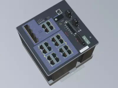  IE 4000 Network Switch 3D Model 3D model