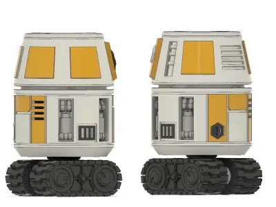STAR WARS DROID GARDENER R4-PL AND R3-PL 3D print model