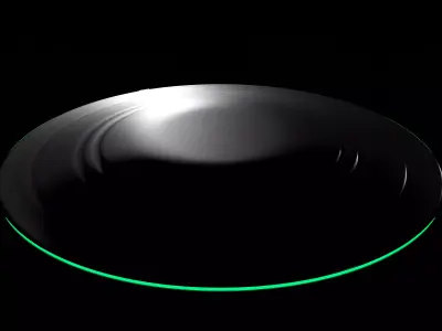 UFO high geometry 3D model