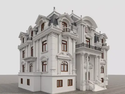 Classical style Villa 3D model