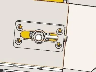 Chain conveyor 3D model