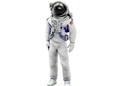 ASTRONAUT M-50 Rigged for Unreal Engine - Unity - MIXAMO 3D model
