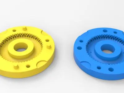 Mold for diecast tire 4 Scale 1 to 10 and 1 to 14 and 1 to 25 3D print model