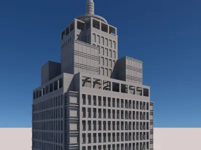 Skyscraper 021 3D model