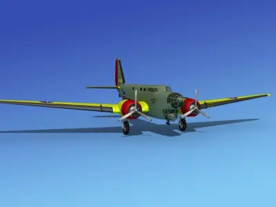 Douglas B-18A Bolo V07 3D model