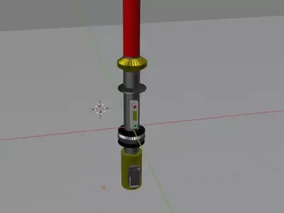 A New type of kyber lightsaber 3D model