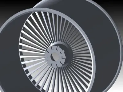 Dtm wheel Free 3D model