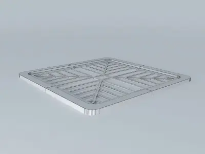 Drain grate 3D model