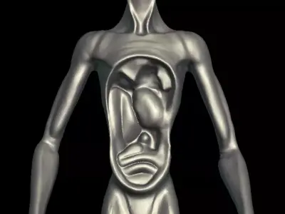 Alien autopsy version 2  3D print model