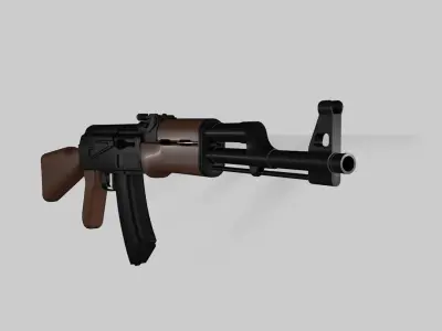AK47 Gun 3D model purchase