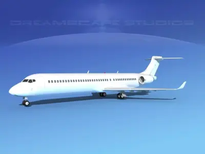 Comac ARJ21-900 Unmarked 2  3D model