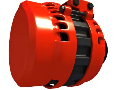 3D Alternator 22 3D model