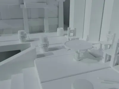 Pirate Den Low-poly 3D model