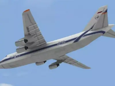 An-124N boeing for gta san andreas Low-poly 3D model